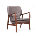 Wood frame living room arm single chairs